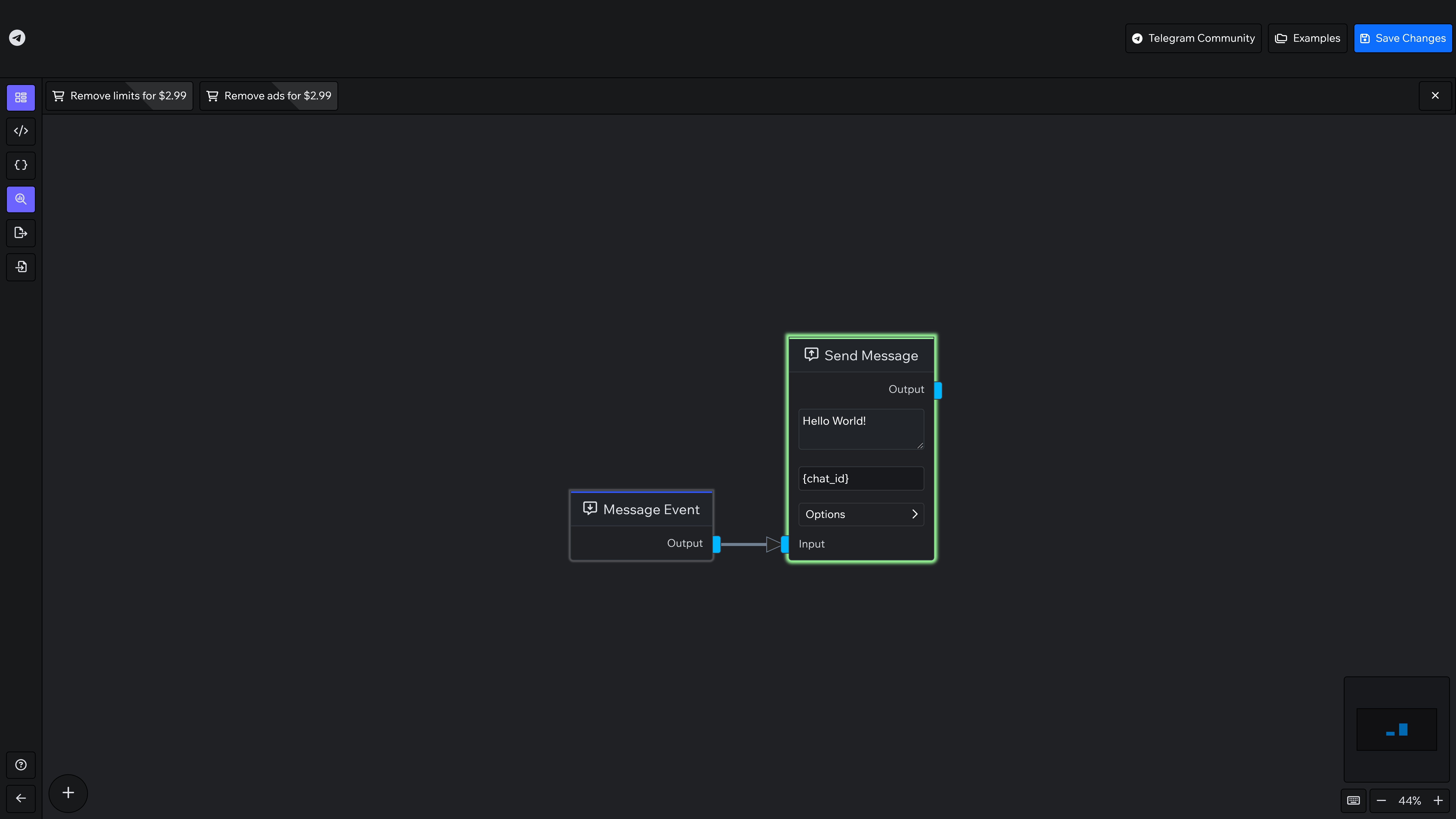 The "Analysis Mode" plugin is used for analyzing the bot's interactions.