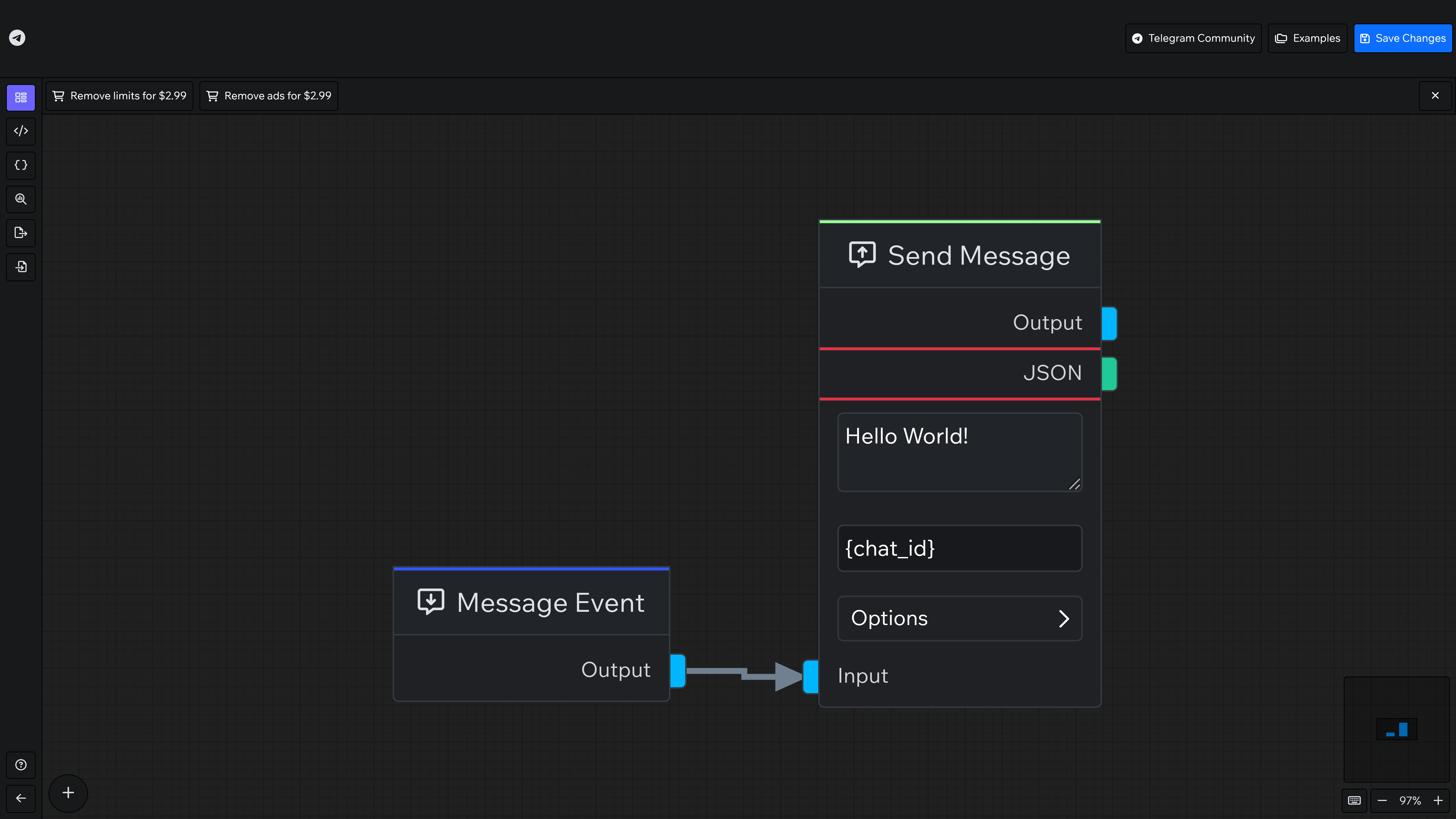 The "Custom Outputs" plugin will add custom outputs to the nodes.