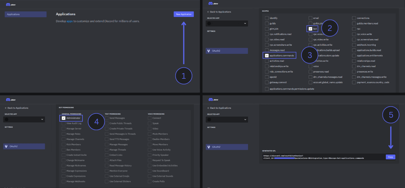 How to get a Discord application token (1)